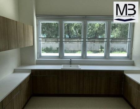 ท็อปเคาน์เตอร์ครัวหินคริสตัลไวท์นาโน